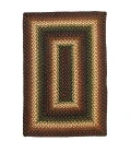Homespice Decor Jute Braided Prescott Black 511560 20 in. X 30 in. Rect Rug