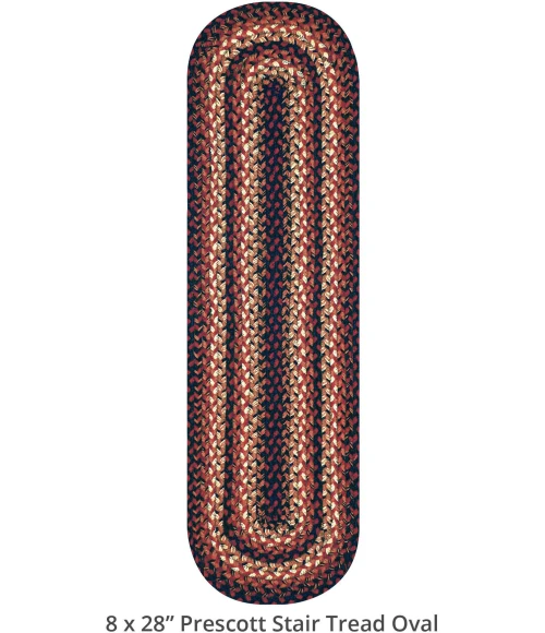 Homespice Decor Jute Braided Accessories Prescott Black 240099PS 8 in. X 28 in. Set of 2 Oval Rug