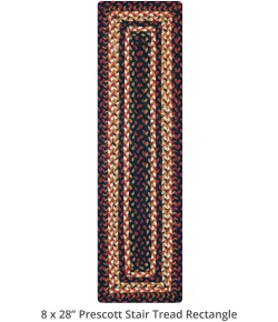 Homespice Decor Jute Braided Accessories Prescott Black 240115PS 8 in. X 28 in. Set of 2 Rect Rug