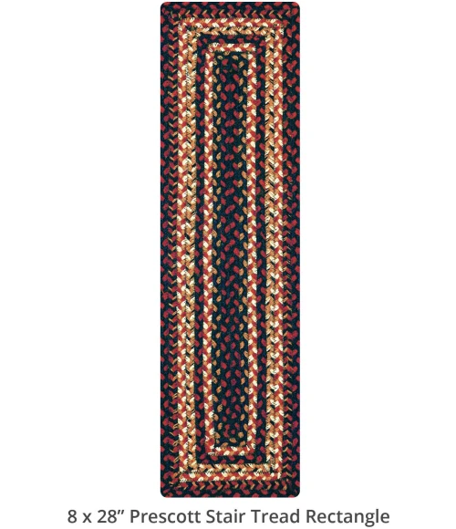 Homespice Decor Jute Braided Accessories Prescott Black 240115PS 8 in. X 28 in. Set of 2 Rect Rug