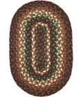 Homespice Decor Jute Braided Accessories Prescott Black 240055PS 13 in. X 19 in. Set of 4 Oval Rug