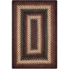 Homespice Decor Jute Braided Accessories Prescott Black 240071PS 13 in. X 19 in. Set of 4 Rect Rug