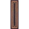 Homespice Decor Jute Braided Accessories Prescott Black 240147PS 8 in. X 28 in. Set of 13 Rect Rug