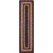 Homespice Decor Jute Braided Accessories Prescott Black 240115PS 8 in. X 28 in. Set of 2 Rect Rug
