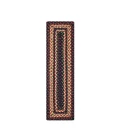 Homespice Decor Jute Braided Accessories Prescott Black 572561 11 in. X 36 in. Rect Rug