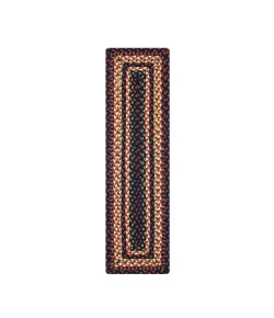 Homespice Decor Jute Braided Accessories Prescott Black 572561 11 in. X 36 in. Rect Rug