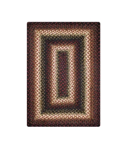 Homespice Decor Jute Braided Prescott Black 513564 4 ft. X 6 ft. Rect Rug