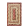 Homespice Decor Cotton Braided Pumpkin Pie Red 410160 27 in. X 45 in. Rect Rug