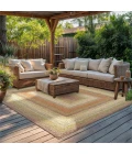 Homespice Decor Ultra Durable Braided Rug Multicolor Rainforest 10in. x 10in. Rect. Rug