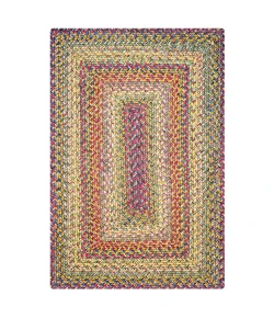 Homespice Decor Ultra Durable Braided Rainforest Green 329165 22 in. X 72 in. Rect Rug