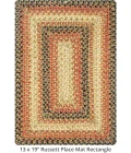 Homespice Decor Jute Braided Accessories Russett Beige 240065PS 13 in. X 19 in. Set of 4 Rect Rug