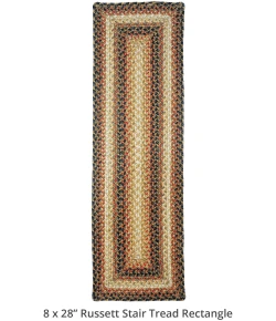 Homespice Decor Jute Braided Accessories Russett Beige 240109PS 8 in. X 28 in. Set of 2 Rect Rug