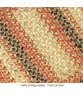 Homespice Decor Jute Braided Accessories Russett Beige 572042 11 in. X 36 in. Rect Rug