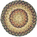 Homespice Decor Jute Braided Accessories Russett Beige 240017PS 8 in. Set of 3 Round Rug
