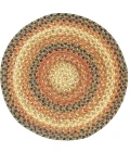 Homespice Decor Jute Braided Accessories Russett Beige 240165PS 15 in. Set of 6 Round Rug