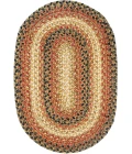 Homespice Decor Jute Braided Accessories Russett Beige 240049PS 13 in. X 19 in. Set of 4 Oval Rug