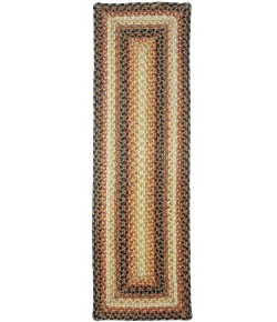 Homespice Decor Jute Braided Accessories Russett Beige 240109PS 8 in. X 28 in. Set of 2 Rect Rug