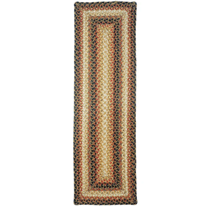 Homespice Decor Jute Braided Accessories Russett Beige 240141PS 8 in. X 28 in. Set of 13 Rect Rug