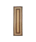 Homespice Decor Jute Braided Accessories Russett Beige 572042 11 in. X 36 in. Rect Rug