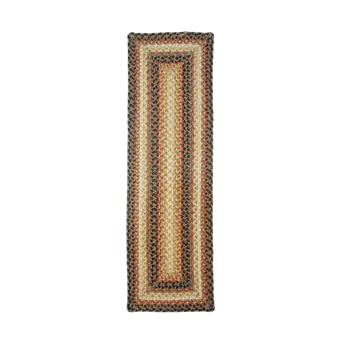 Homespice Decor Jute Braided Accessories Russett Beige 572042 11 in. X 36 in. Rect Rug