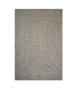 Homespice Decor Ultra Durable Braided Slate Light Grey 322562 20 in. X 30 in. Rect Rug
