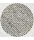Homespice Decor Ultra Durable Braided Slate Light Grey 306562 8 ft. X 10 ft. Oval Rug