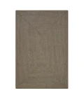 Homespice Decor Ultra Durable Braided Smoke Grey, Brown 322685 20 in. X 30 in. Rect Rug