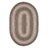 Homespice Decor Ultra Durable Braided Wildwood Brown 304629 5 ft. X 8 ft. Oval Rug