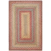 Homespice Decor Jute Braided Rug Multicolor Azalea 10in. x 10in. Rect. Rug