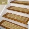 Homespice Decor Jute Braided Accessories Multicolor Azalea 8in. x 28in. Set of 14 Oval Rug