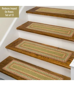 Homespice Decor Jute Braided Accessories Azalea Multi 240145PS 8 in. X 28 in. Set of 13 Rect Rug