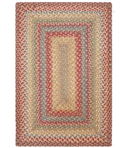 Homespice Decor Jute Braided Rug Multicolor Azalea 2ft. x 3ft. Rect. Rug