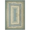 Homespice Decor Cotton Braided Rug Blue Baja Blue 10in. x 10in. Rect. Rug
