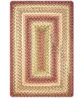 Homespice Decor Ultra Durable Braided Rug Multicolor Barcelona 10in. x 10in. Rect. Rug