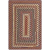 Homespice Decor Cotton Braided Rug Brown Biscotti 10in. x 10in. Rect. Rug