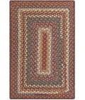 Homespice Decor Cotton Braided Rug Brown Biscotti 10in. x 10in. Rect. Rug