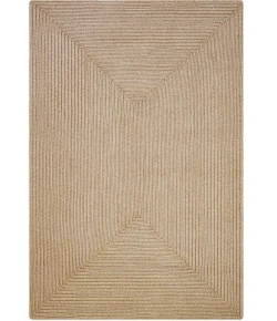 Homespice Decor Ultra Durable Braided Rug Brown Biscuit 10in. x 10in. Rect. Rug