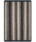 Homespice Decor Ultra Durable Korean Backing Rug Black Blackbird 17.3 x 47in. Rect. Rug