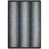 Homespice Decor Ultra Durable Korean Backing Rug Blue Blue Oasis 17.3 x 47in. Rect. Rug