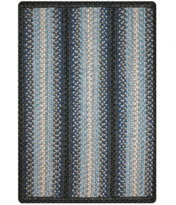 Homespice Decor Ultra Durable Korean Backing Rug Blue Blue Oasis 17.3 x 47in. Rect. Rug