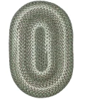Homespice Decor Ultra Durable Braided Cedar Ridge Green 304872 5 ft. X 8 ft. Oval Rug