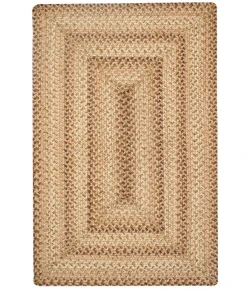 Homespice Decor Jute Braided Rug Multi Color Cookie Dough 2ft. x 3ft. Rect. Rug