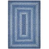 Homespice Decor Jute Braided Rug Denim Blue Denim 10in. x 10in. Rect. Rug