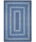 Homespice Decor Jute Braided Rug Denim Blue Denim 2ft. x 6ft. Rect. Rug