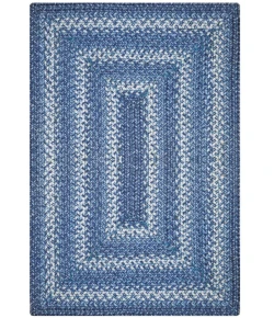 Homespice Decor Jute Braided Rug Denim Blue Denim 2ft. x 6ft. Rect. Rug