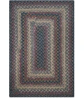 Homespice Decor Cotton Braided Rug Black Enigma 10in. x 10in. Rect. Rug