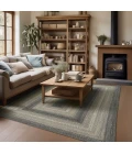 Homespice Decor Jute Braided Rug Grey Flint Hill 2ft. x 6ft. Rect. Rug