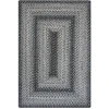 Homespice Decor Jute Braided Rug Grey Flint Hill 10in. x 10in. Rect. Rug