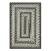 Homespice Decor Ultra Durable Braided Graphite Grey 310637 27 in. X 45 in. Rect Rug