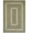 Homespice Decor Jute Braided Rug Green & Tan Grassland 10in. x 10in. Rect. Rug